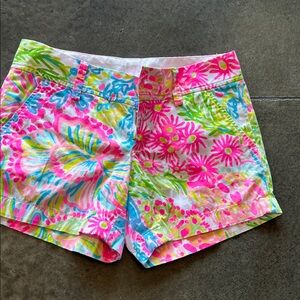 Vibrant Floral Women's Lilly Pulitzer Shorts size 0